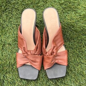 J. Crew brown leather sandal